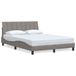 VidaXL Cadre de lit Hanko Tissu Taupe 160x200 cm