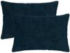 vidaXL Kussensloop 2 stuks Marineblauw Katoensatijn 50 x 70 cm