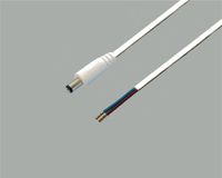 BKL Electronic 072090 Electriciteitssnoer Zwart, Wit 2 m