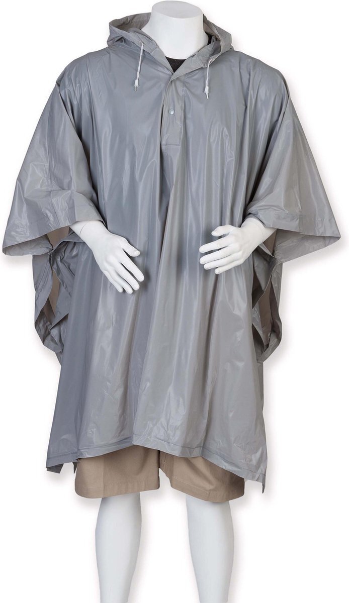 SPLASHMAC Regencape Poncho voor volwassenen Zilver grijze / in 8 verschillende kleuren