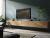 KINGSTON meuble TV-HiFi 2 portes battantes 280 cm chêne
