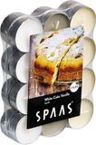 Spaas White Cake Vanilla Scented Tealights - 120 Pack - 4.5 Hour Burn Time