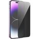 HOCO Film de protection écran Privacy G15 pour Apple iPhone 14 Pro Max, Verre Trempé, Full Glue, 5D