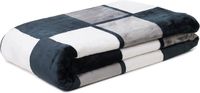 Gözze Deken Sprei Antigua Cashmere Feeling Check-deken Wit/Zwart/Grijs 150x200 cm