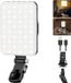 Merkloos / Sans marque Draagbare LED Camera Verlichting - 60 LED met 2200mAh Oplaadbare Batterij, 7 Modi, 10 Helderheidsniveaus, Clip-op voor Telefoon/Tablet/Laptop