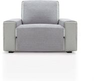 FAVERTI® PEGO fauteuilhoes voor 1-zits of relaxfauteuil, 55 cm, lichtgrijs