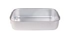 Pentole Agnelli ALMA15040 Rechthoekige Aluminium Bakplaat 40x28x8 cm