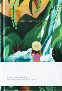 A-Journal &INK One Line A Day Dagboek - Jungle - Meerjarendagboek - Hardcover