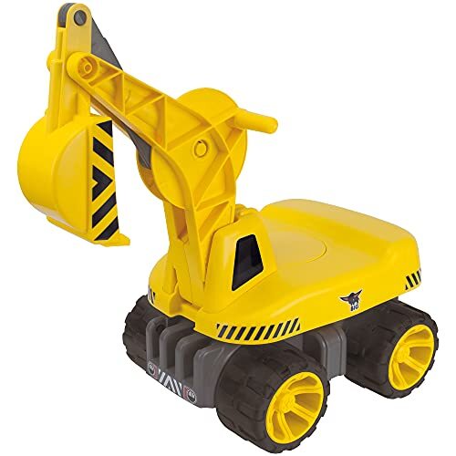 B.I.G. - Power Worker Maxi Digger Graafmachine, geel, tot 50 kg, zithoogte 24 cm, vanaf 3 jaar