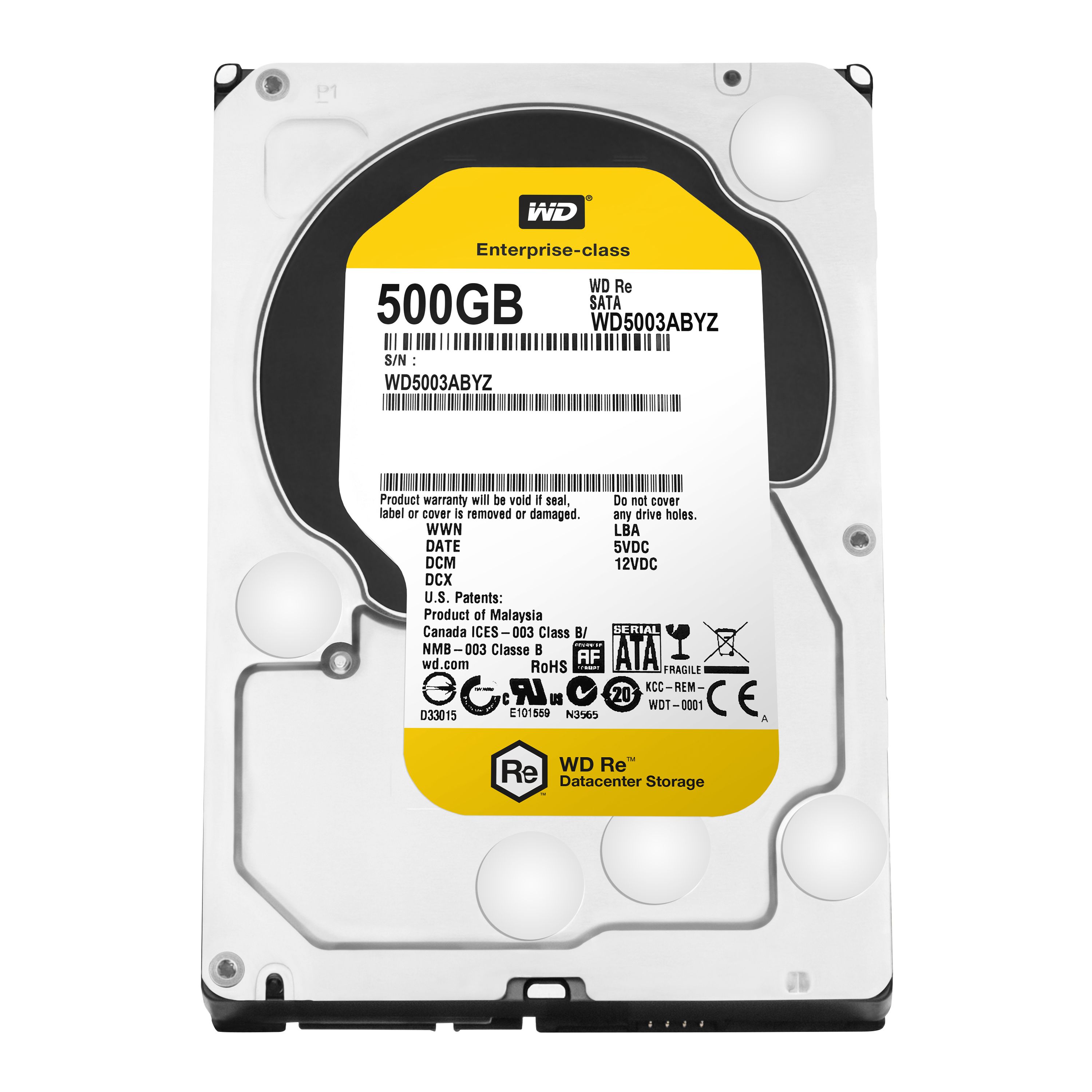 Western Digital 500 GB 3.5 inch SATA III Internal Hard Drive - WD5003ABYZ