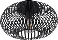 TRIO JOHANN - Plafondlamp - Zwart mat - excl. 1x E27 4 W