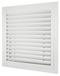 Aluminium rooster 20" x 20" met filter, wit