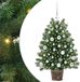 vidaXL Kunstkerstboom met 150 LED, Groen, 95 cm