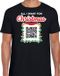 Bellatio Decorations Bellatio Christmas sweaters Kerst QR code kerstshirt All I want: You naked/ Jij naakt heren zwart XL