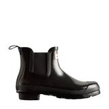 Hunter Original bottes de pluie brillantes à semelle crantée - noir