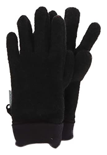 Sterntaler Unisex Finger Gloves for Kids Microfleece Anthracite Melange, 3