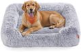 Feandrea Lit pour chien, 106 x 75 x 20 cm, Coussin pour chien, Canapé pour chien, Housse amovible et lavable en machine, Antidérapant, Gris Ombré
