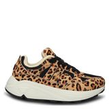 Blackstone V-Riley - Leopard - Suede runner sneaker brown
