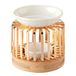 Aero Zen'Aroma Aero Geurbrander – geurbrander – bruiloft metaal keramiek en hout – eenvoudige aromatherapie – geurende sfeer – object fijn handwerk – modern interieur – 50 ml – H 9,5 cm