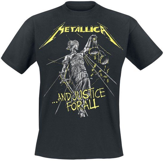 Metallica ...And Justice For All - Tracklist Heren T-shirt - zwart - S