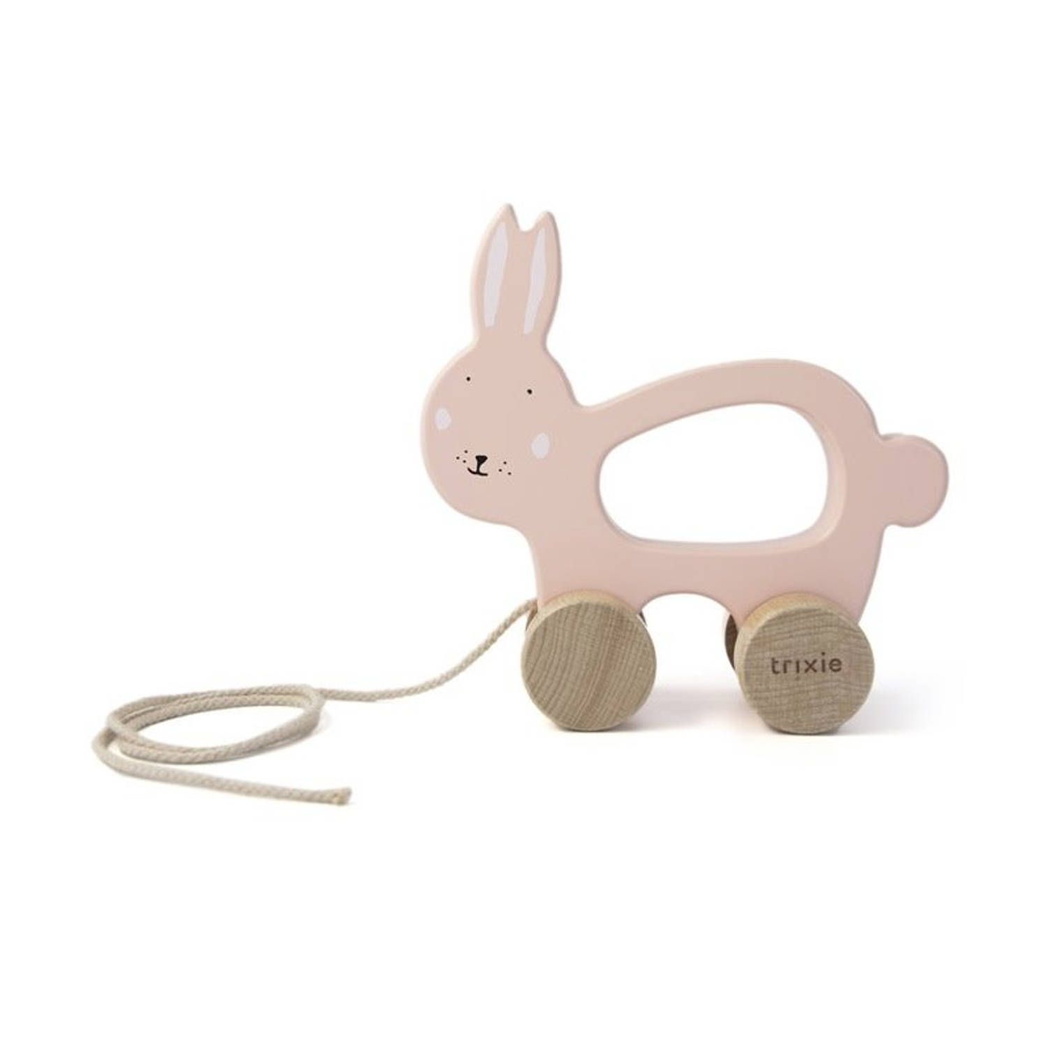 TRIXIE Trekfiguur Mrs. Rabbit Junior 7 x 22 x 6 cm Hout Zachtroze