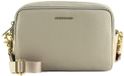 Mandarina Duck Mellow Leather Crossbody Camera Bag Cocoon Lichtgrijs