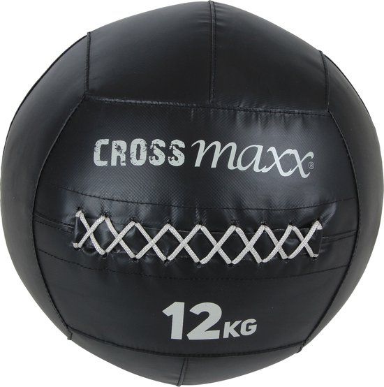 Crossmaxx PRO Wallball - 12kg - Black Rubber