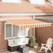 Maison Exclusive - Pare-soleil électrique, 3,5 x 2,5 m, rayé jaune-orange