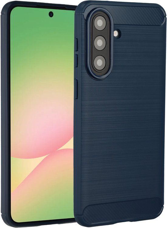 imoshion Hoesje - Geschikt voor Samsung Galaxy A57 (5G) - Brushed Backcover - Donkerblauw