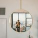 Bol Miroir Rond Décoratif Mural pour Salle de Bain et Intérieur