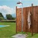 Seville Douche Extérieure Acier Inoxydable Chromé Jardin Piscine