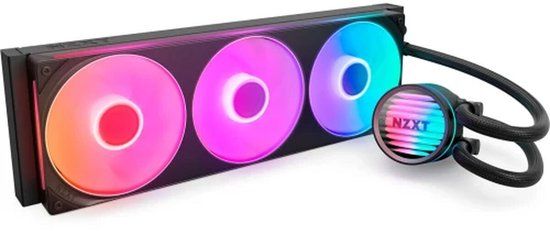 NZXT Kraken Core 360 RGB Vloeistofkoeling Kit 12 cm Zwart