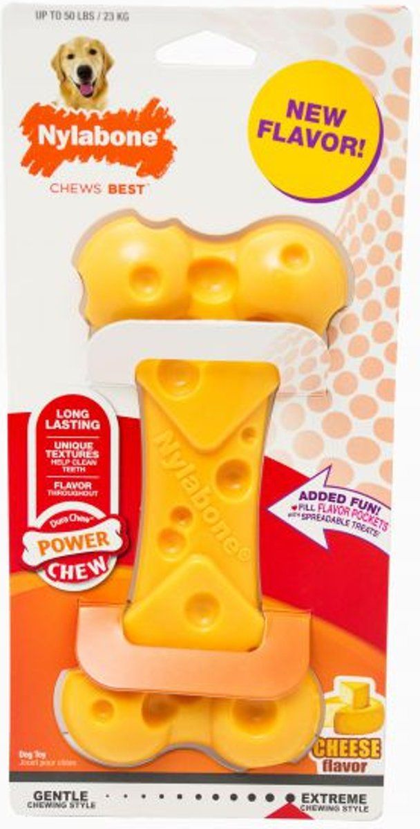 Nylabone Dura Chew Cheese Bone - Tot 25 kg