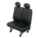 HP Autozubehör 22817 Housse de siège pour 2 personnes en similicuir noir Siège double