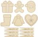 SUNNYSUE 101-18 - houten wasknijpers, 6-delig