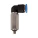 Riegler L-steekschroefverbinding »Blaue serie« mini, lang, draaibaar, M3, voor slot-buiten-Ø 4 mm, werkdruk max. 10 bar, kunststof/MS vern.