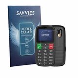 Savvies Screenprotector voor Gigaset GL30 (Voor+Camera) - Folie Beschermfolie transparant 18 Stuks