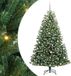 vidaXL - Kunstmatige - Hinged - Kerstboom - Groen - 240 - cm - PVC - en - Metalen