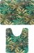 Tendance Badkamer Matten Set Jungle Fever - Groen - Microvezel - Antislip - 2 Stuks