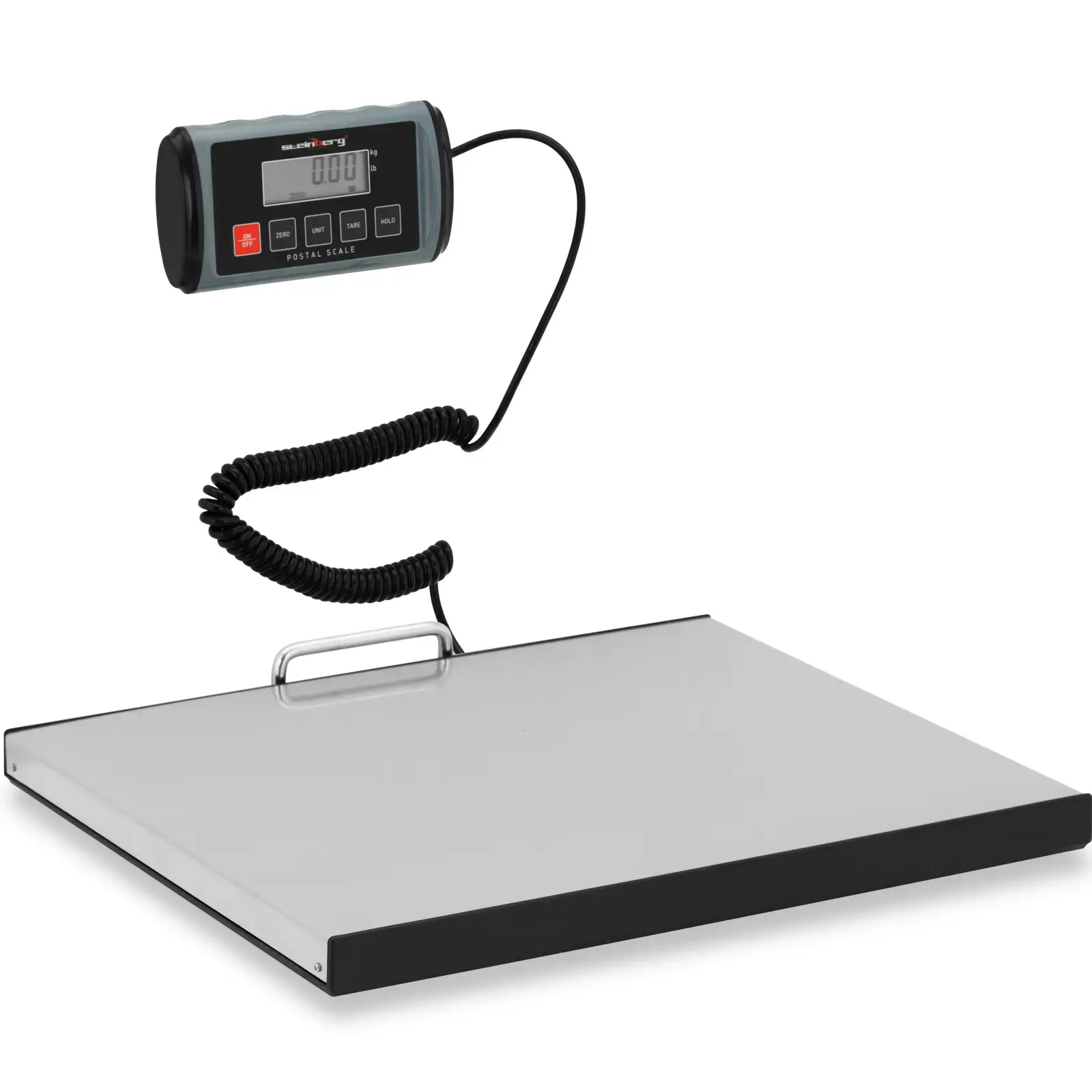 Steinberg Systems Pakketweegschaal - 100 kg / 0,05 kg - 35,5 x 40,5 cm - extern LCD-scherm