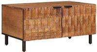 vidaXL Salontafel bruin, 80 x 50 x 40 cm, massief mangohout