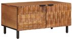 vidaXL Salontafel bruin, 80 x 50 x 40 cm, massief mangohout