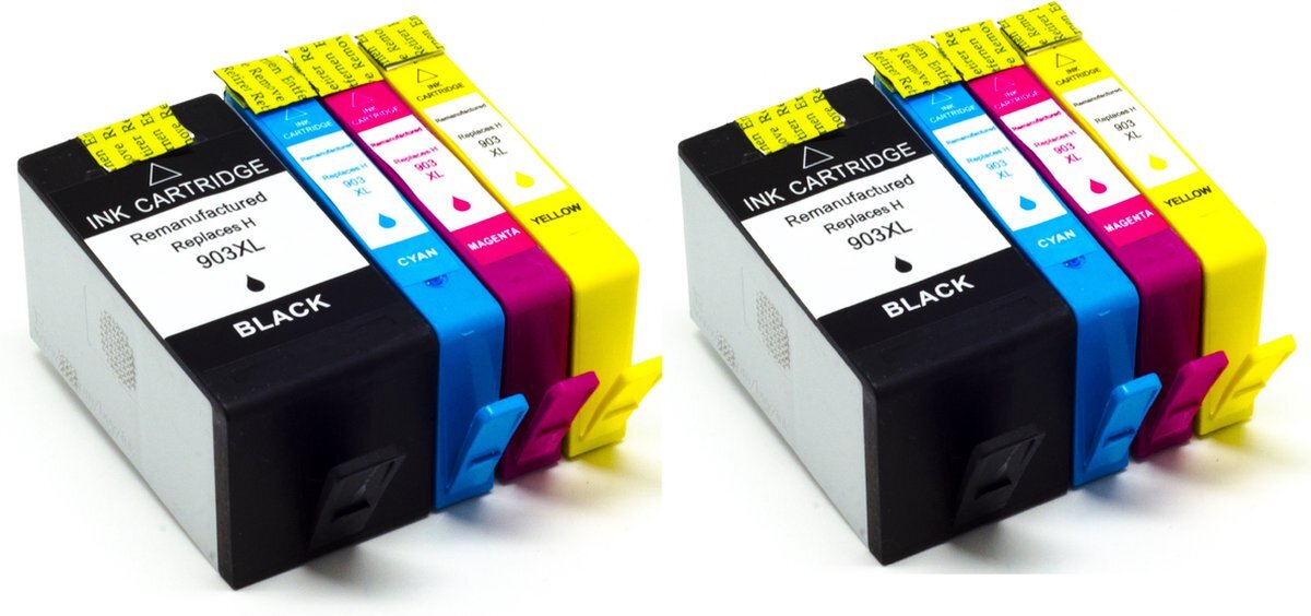 inktdag inktcartridges voor HP 903XL inktcartridges, hp 903 inktcartridges multipack van 8 kleuren voor HP OfficeJet 6950, P OfficeJet Pro 6860,HP OfficeJet Pro 6960,HP OfficeJet Pro 6970,HP Officejet Pro 6951