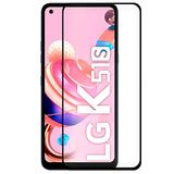 Displaybeschermfolie LG Displaybeschermfolie van gehard glas voor LG K51s (Full 3D, zwart)