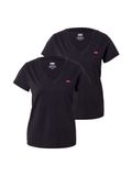 LEVI'S ® Shirt 'Perfect V-Neck Tee (2-Pack)' rood / zwart / wit