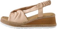 Next - Dames - Forever Comfort® sandalen met sleehak en open neus - Nude