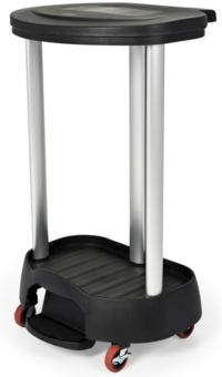 Rubbermaid Verrijdbare Wasmand Zwart VB 006300