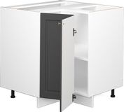Vicco Fame-Line Hoekkast – 80.5 cm, WB Antraciet Antraciet-goud