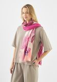 Codello Foulard en pur coton à motif floral