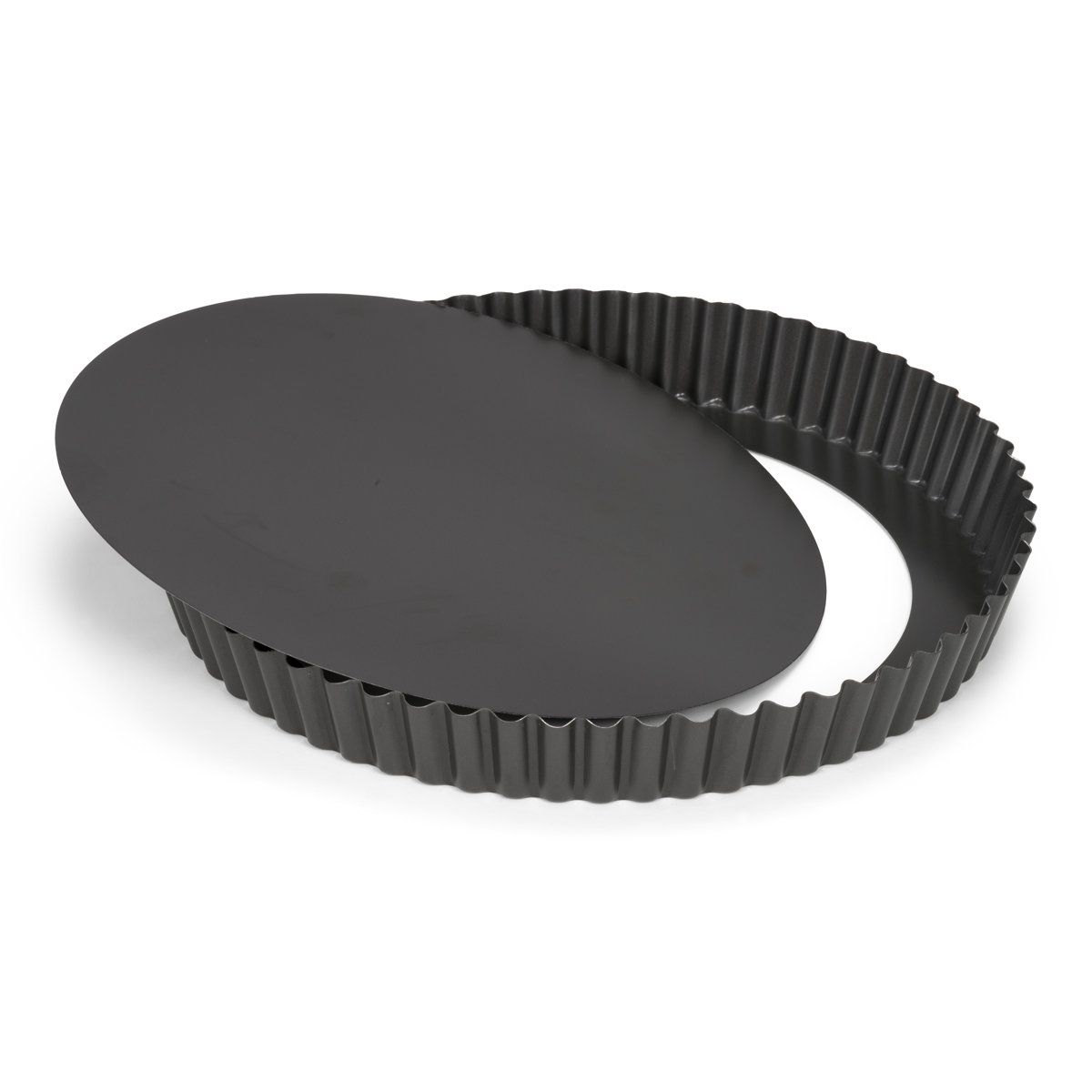Patisse Quichevorm met losse bodem 28 cm antraciet